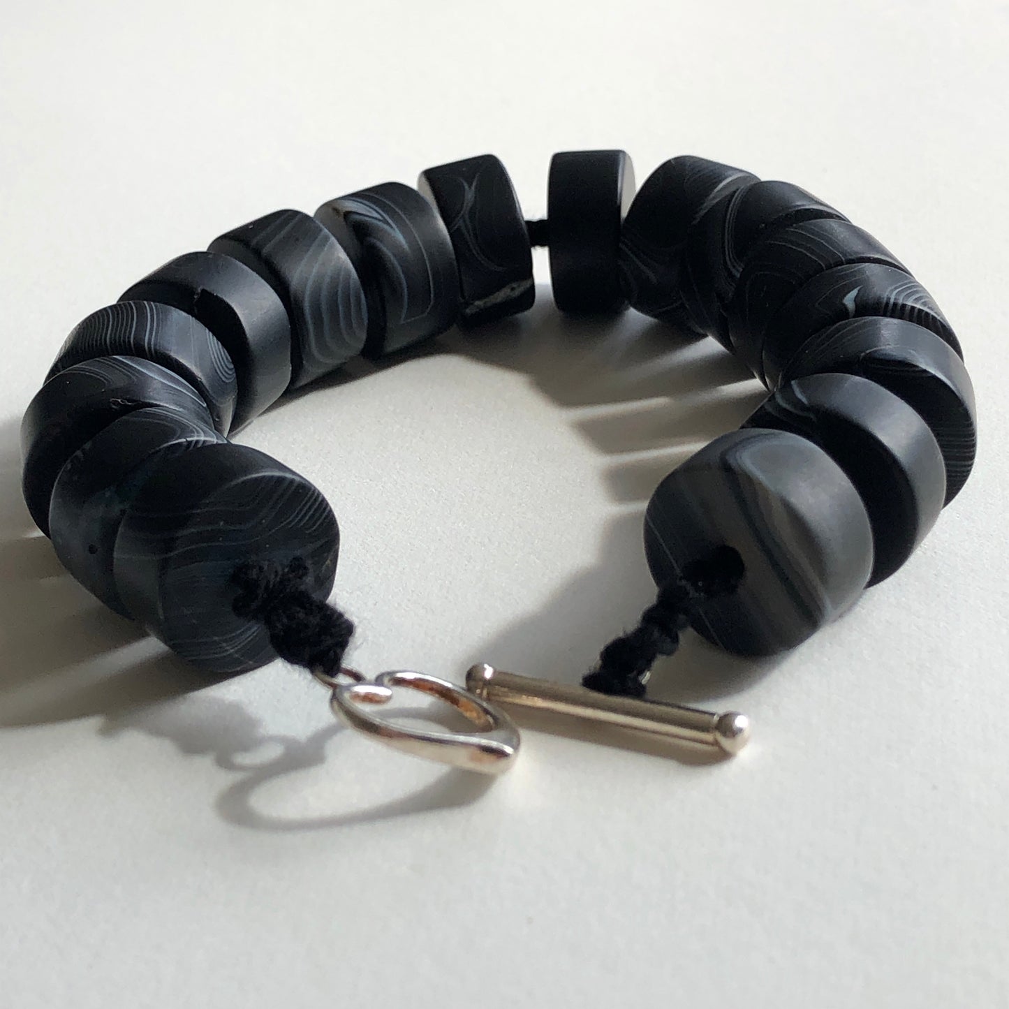 Matt Agate Tyre Bracelet