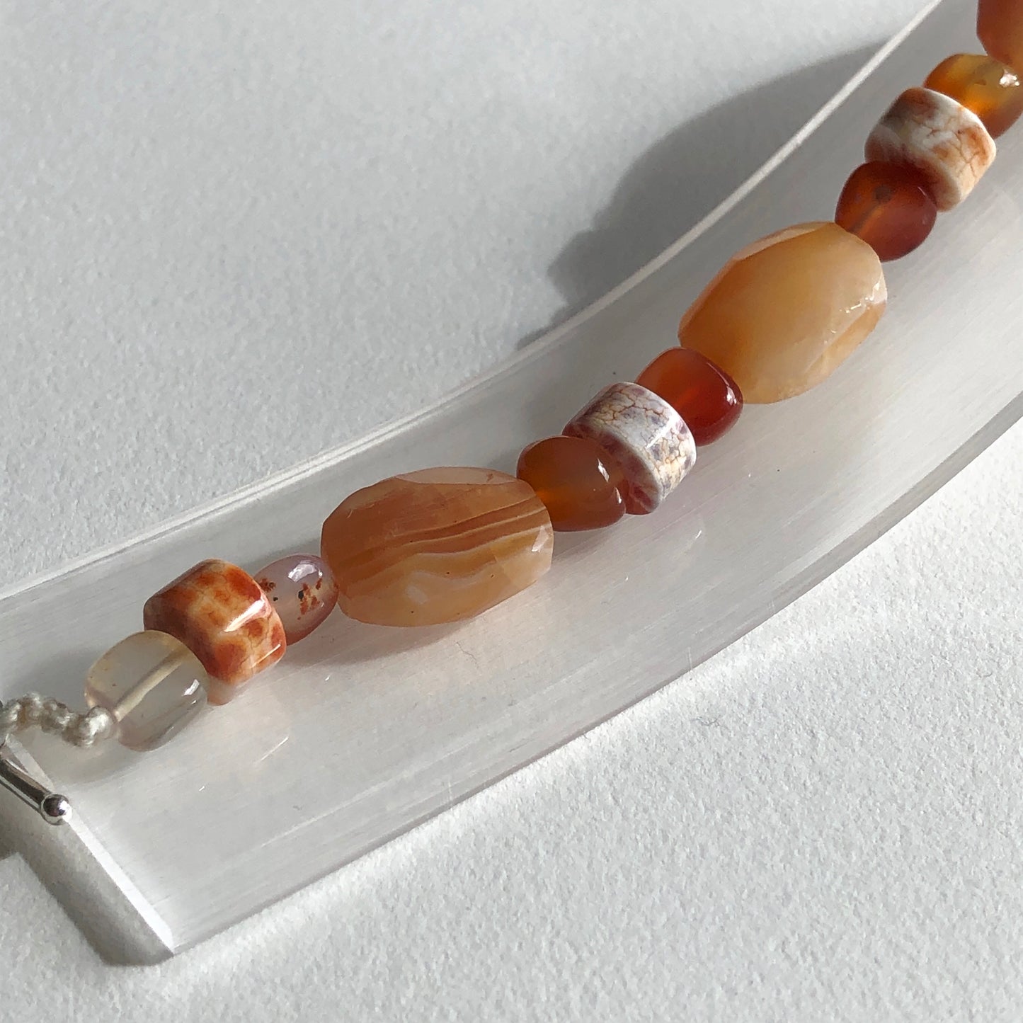 Agate and Carnelian Bracelet