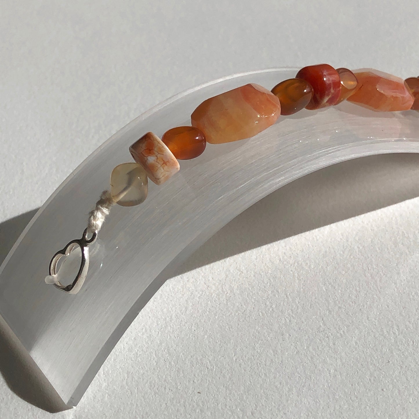 Agate and Carnelian Bracelet