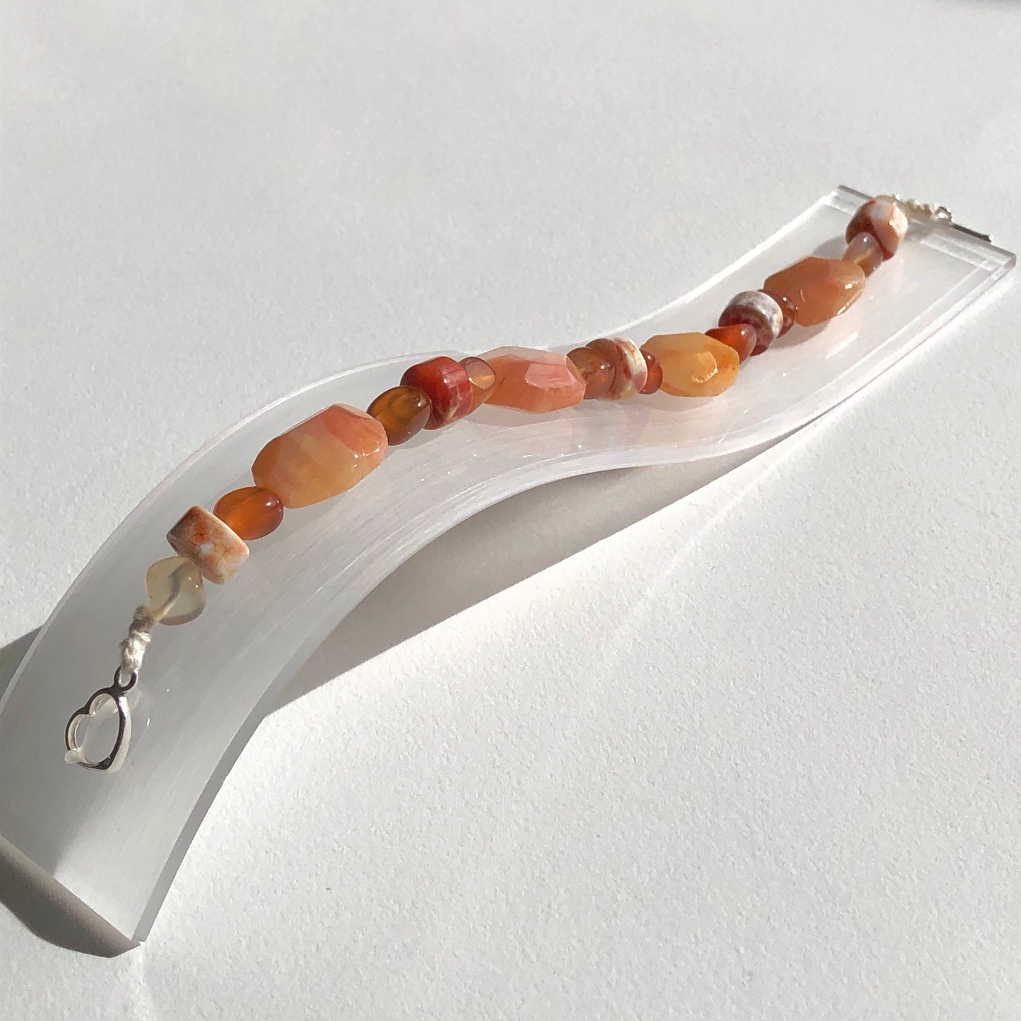 Agate and Carnelian Bracelet