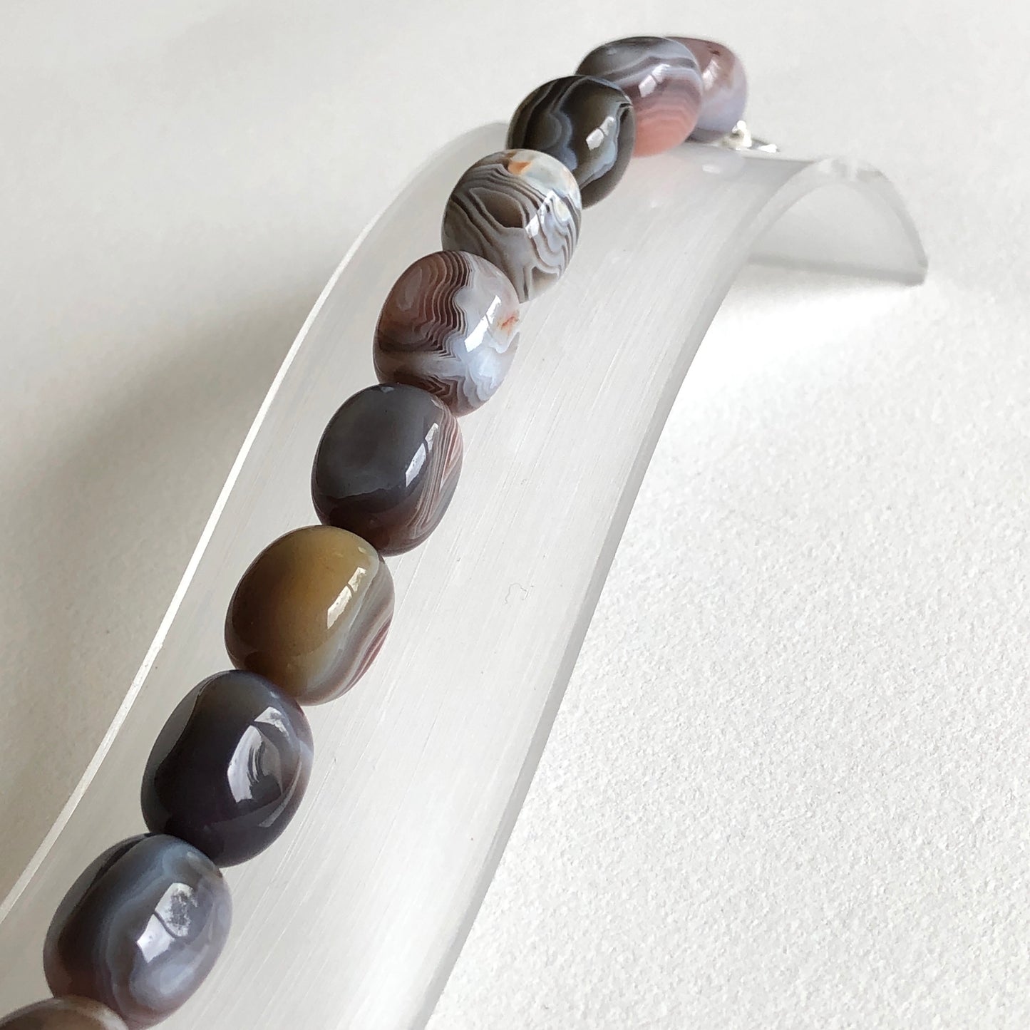 Botswana Agate Nugget Bracelet