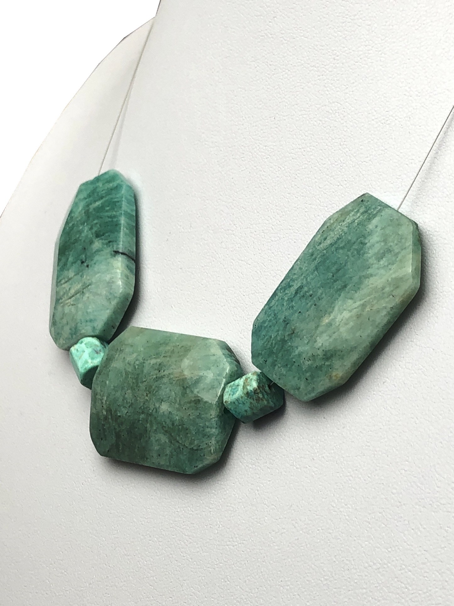 Amazonite Pillow Necklace