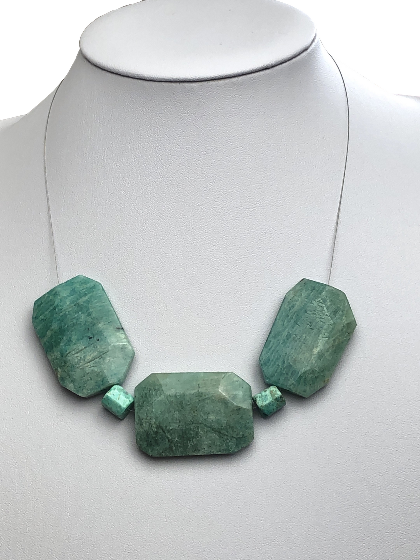 Amazonite Pillow Necklace