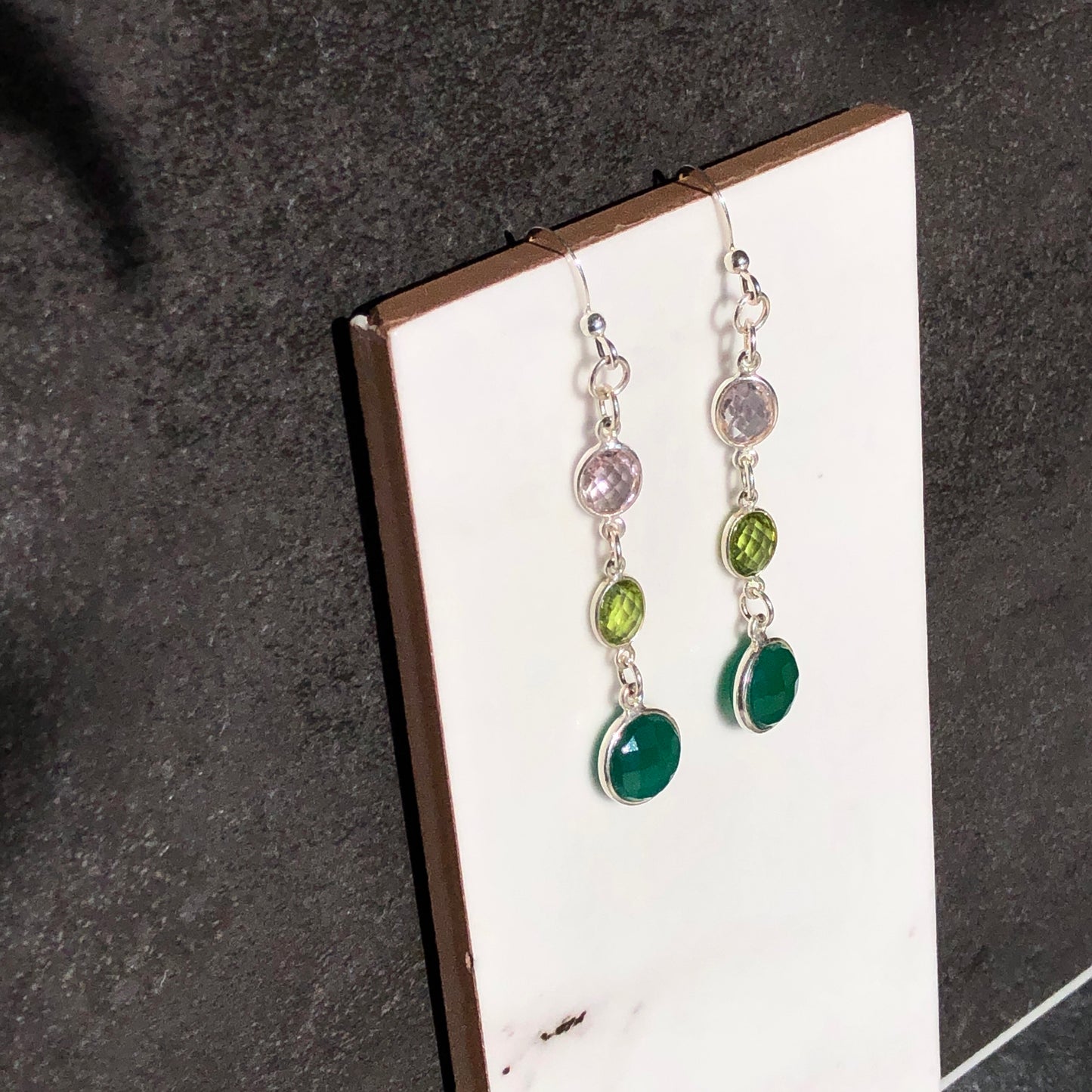 Gem Trio Earrings