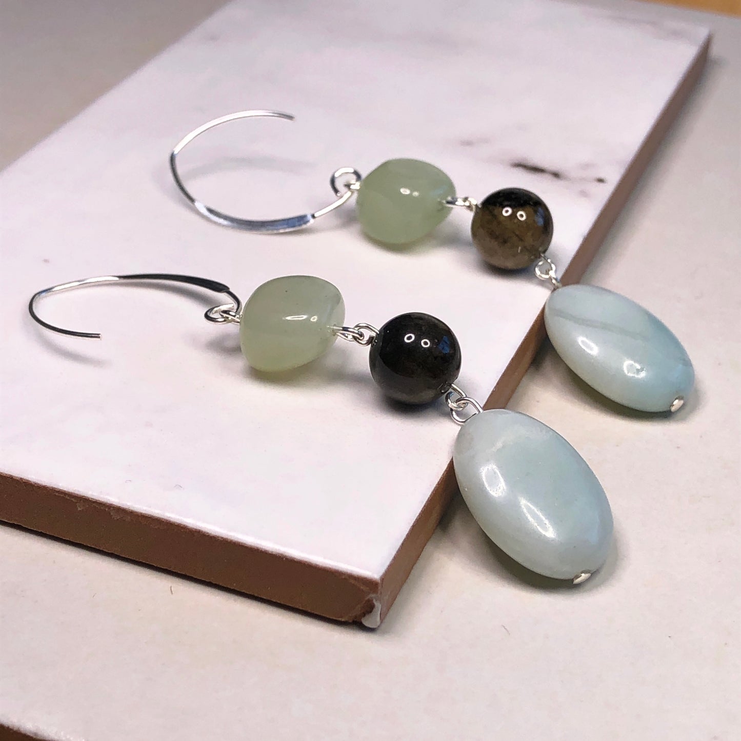 Jade Nugget Earrings 3