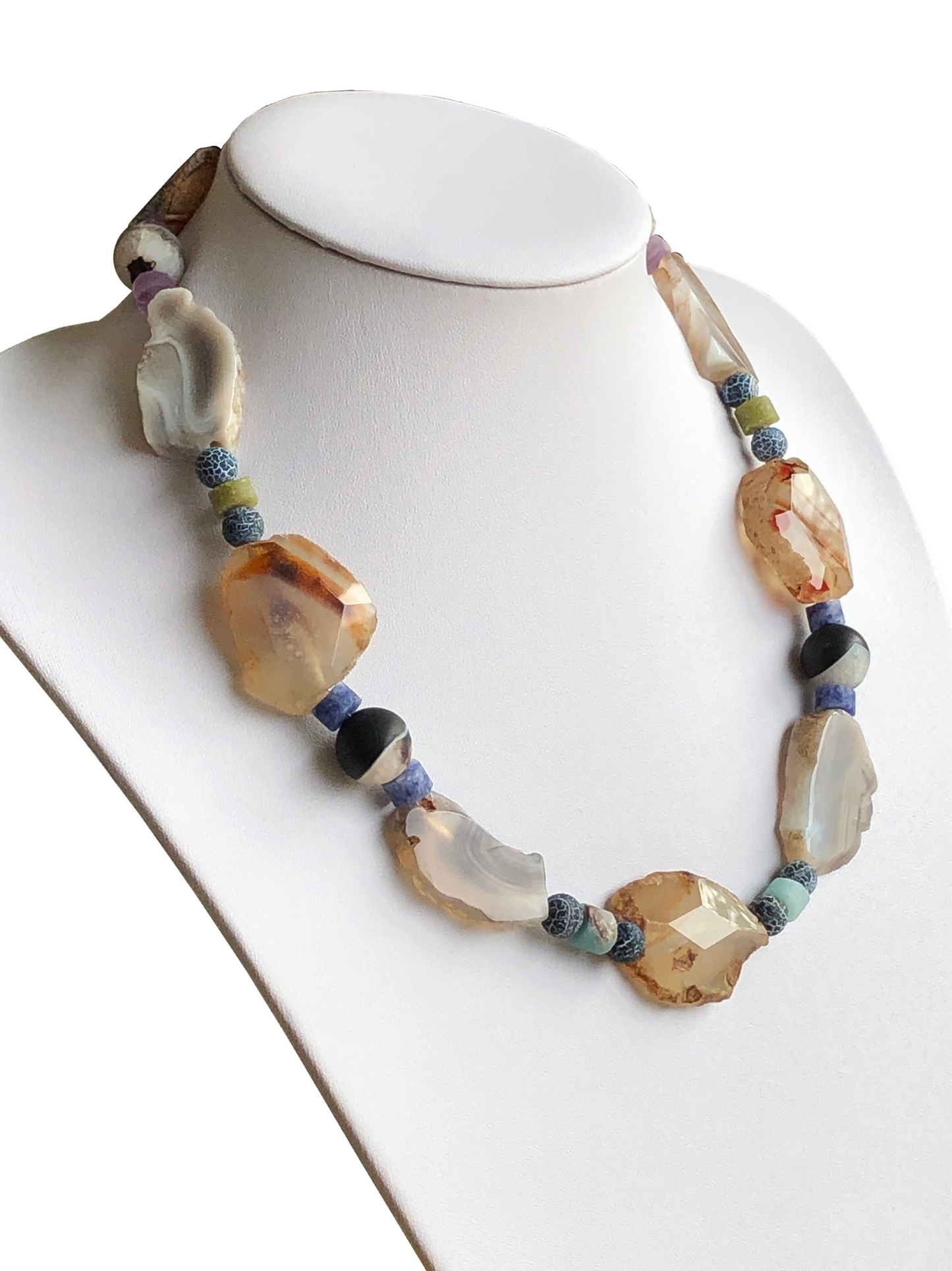 Mixed Natural Stone Necklace