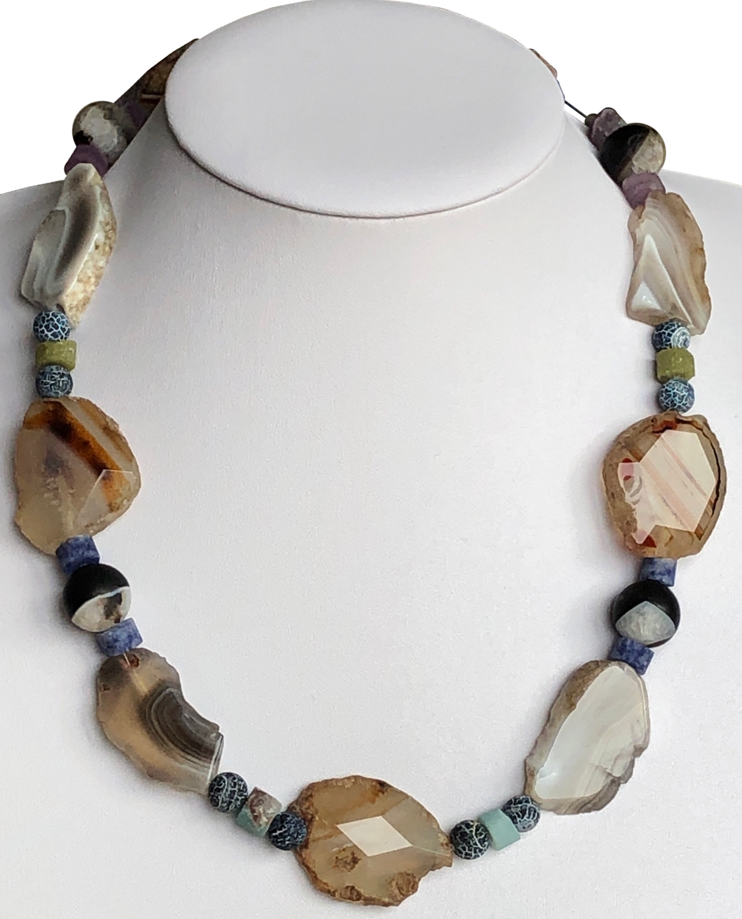 Mixed Natural Stone Necklace