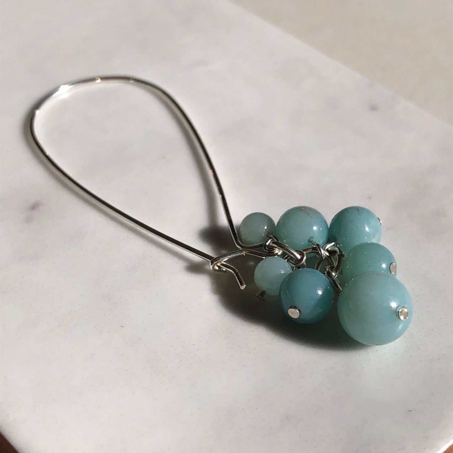 Amazonite Cluster Earrings