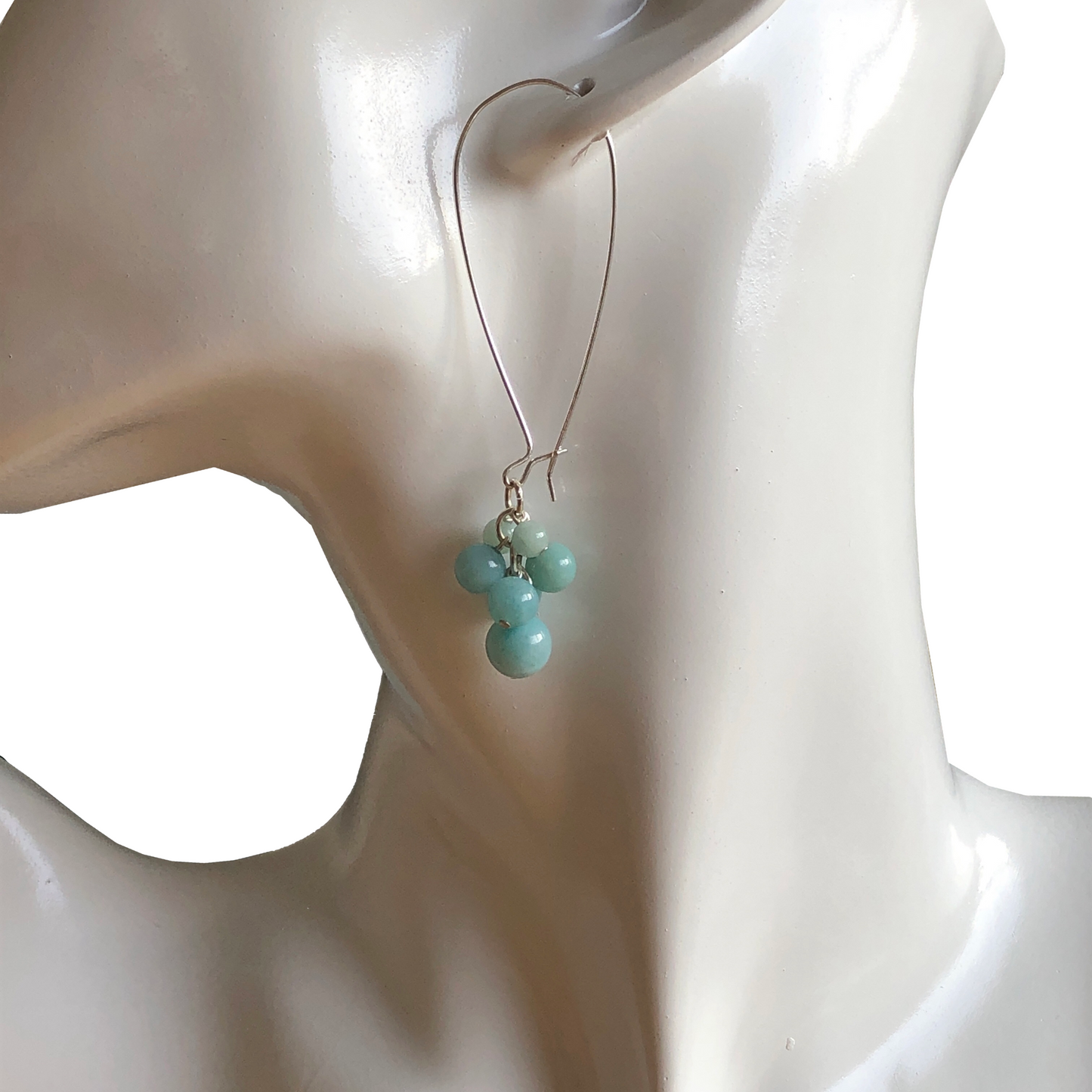 Amazonite Cluster Earrings