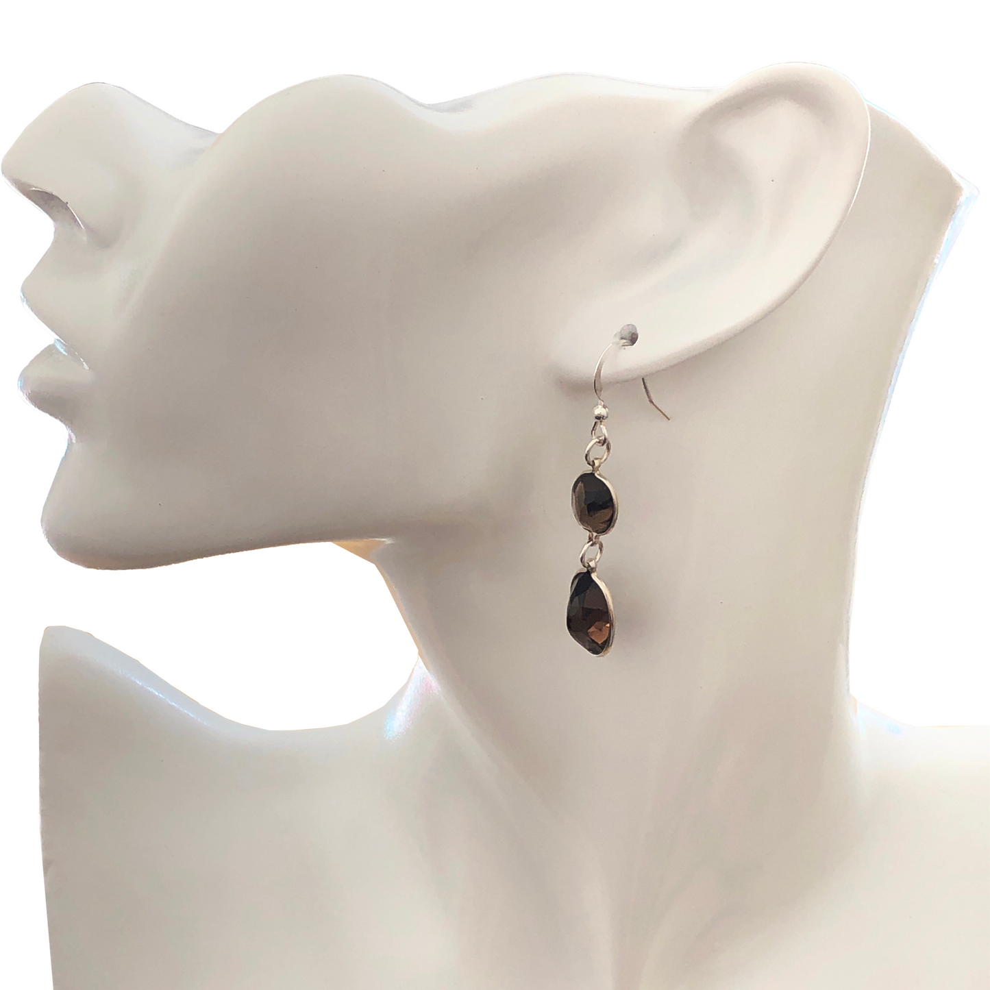 Natural Smoky Quartz Delight Earrings