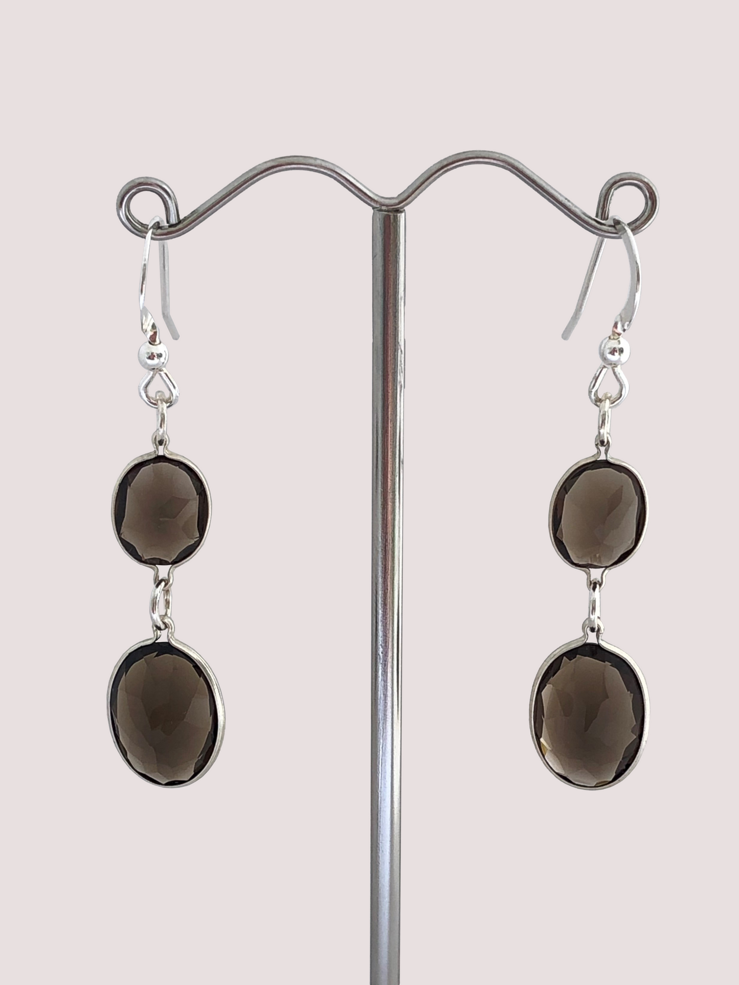 Natural Smoky Quartz Delight Earrings