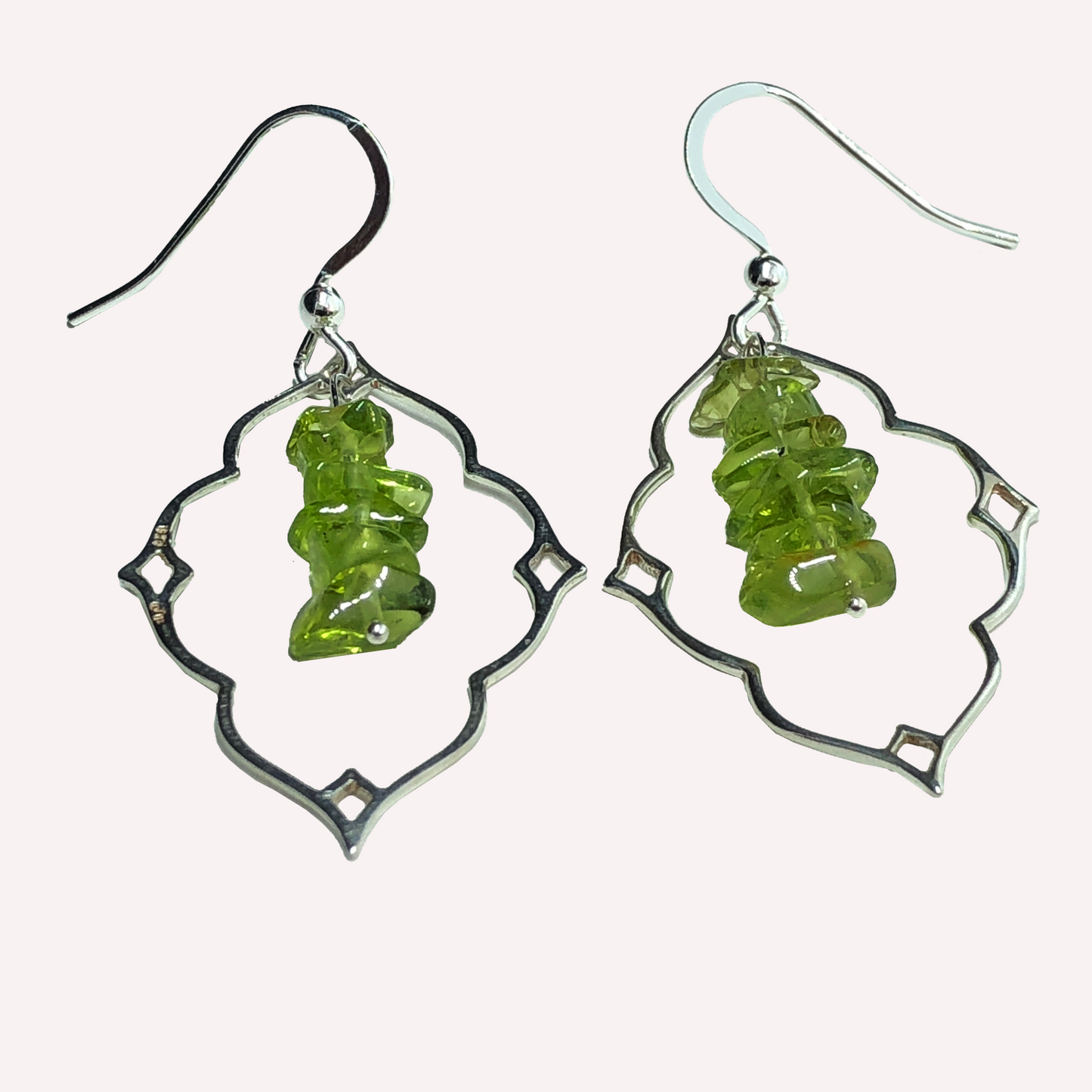 Peridot Pendant Earrings