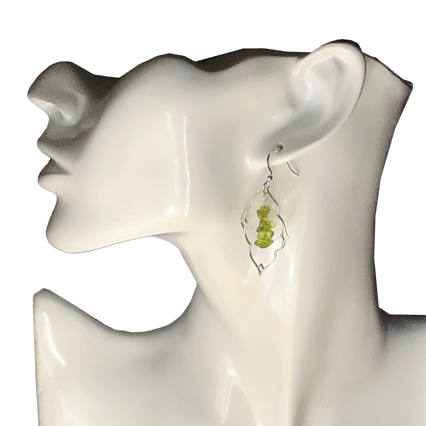 Peridot Pendant Earrings