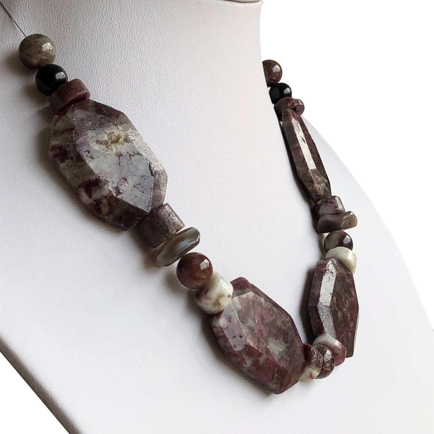 Pink Tourmaline Chunky Necklace