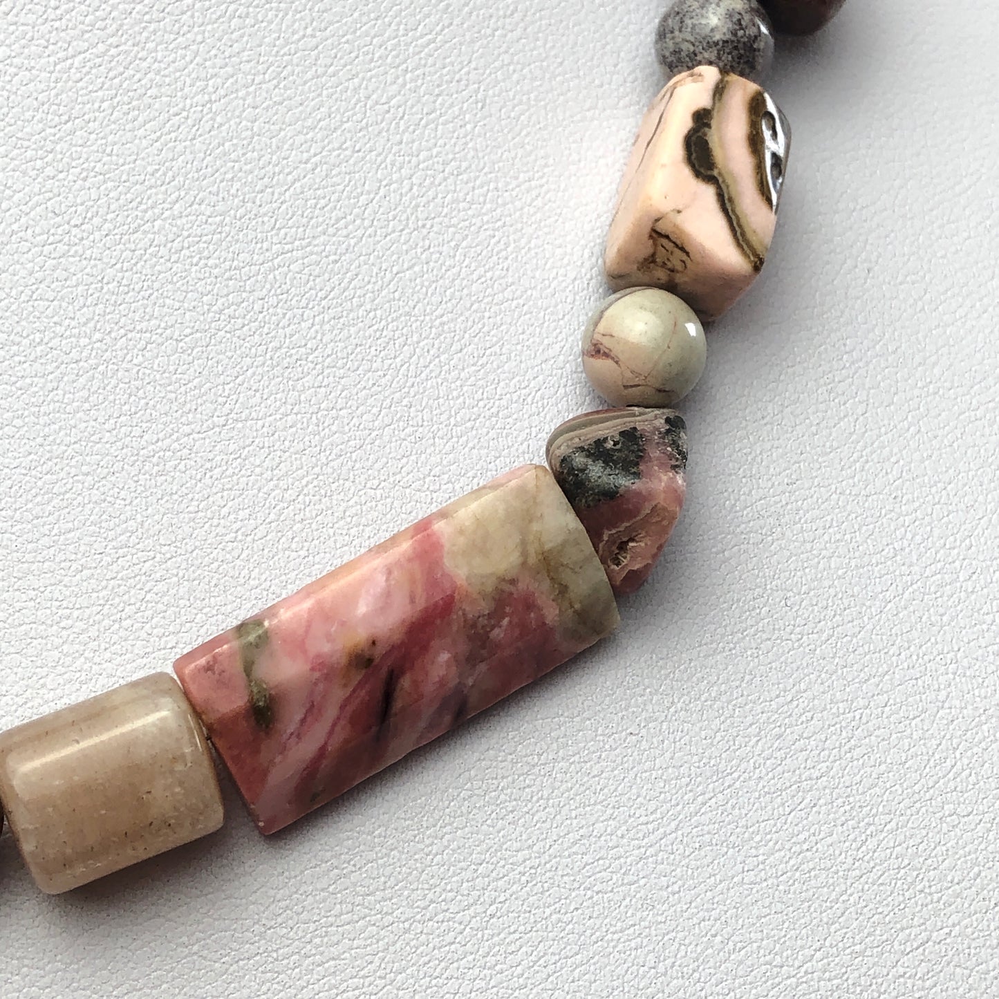 Rhodonite Pillow Necklace